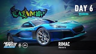 Need For Speed: No Limits | 2022 Rimac Nevera (Calamity - Day 6 | Branding)