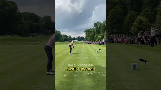 Justin Thomas CRANKS Driver and Crowd Goes CRAZY!