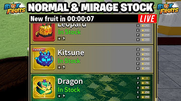 [UPDATE] Roblox Blox Fruits Stock 24/7 Live | Dragon Fruit & More On Blox Fruits Stock