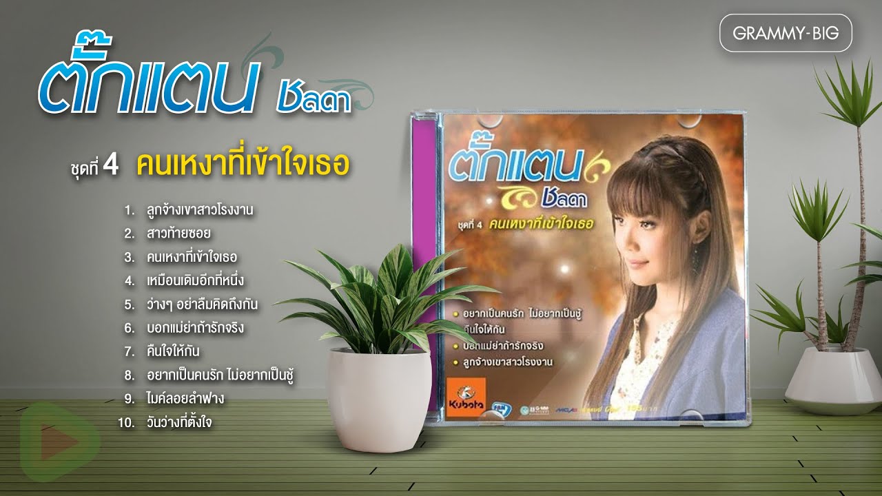 ตั๊กแตน ชลดา ชุดที่ 4 คนเหงาที่เข้าใจเธอ l สาวท้ายซอย, คืนใจให้กัน, อยากเป็นคนรัก ไม่อยากเป็นชู้