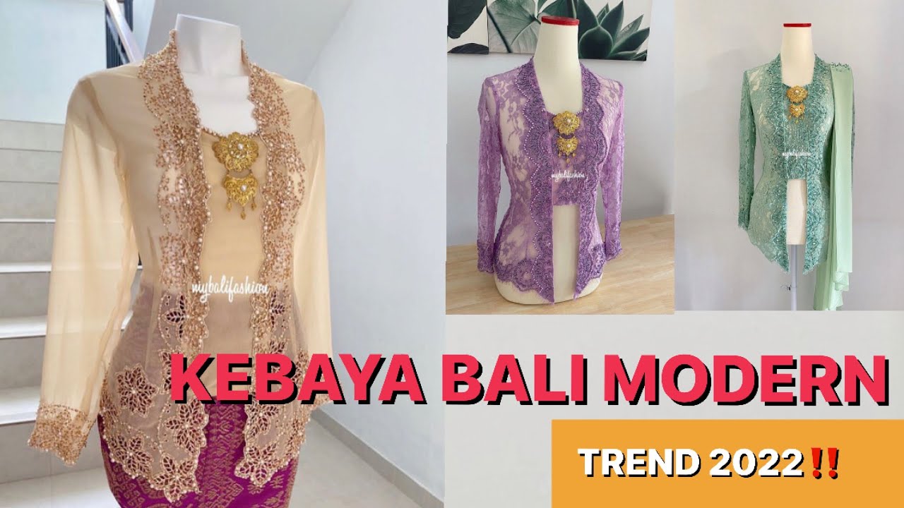 42 IDE MODEL KEBAYA BALI MODERN UNTUK ACARA PERNIKAHAN LAMARAN KONDANGAN 
