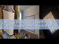 Review 2024 Upgraded Portable Projector Screen - Black Backing,72-A Straight Edges, Foldable, Washab