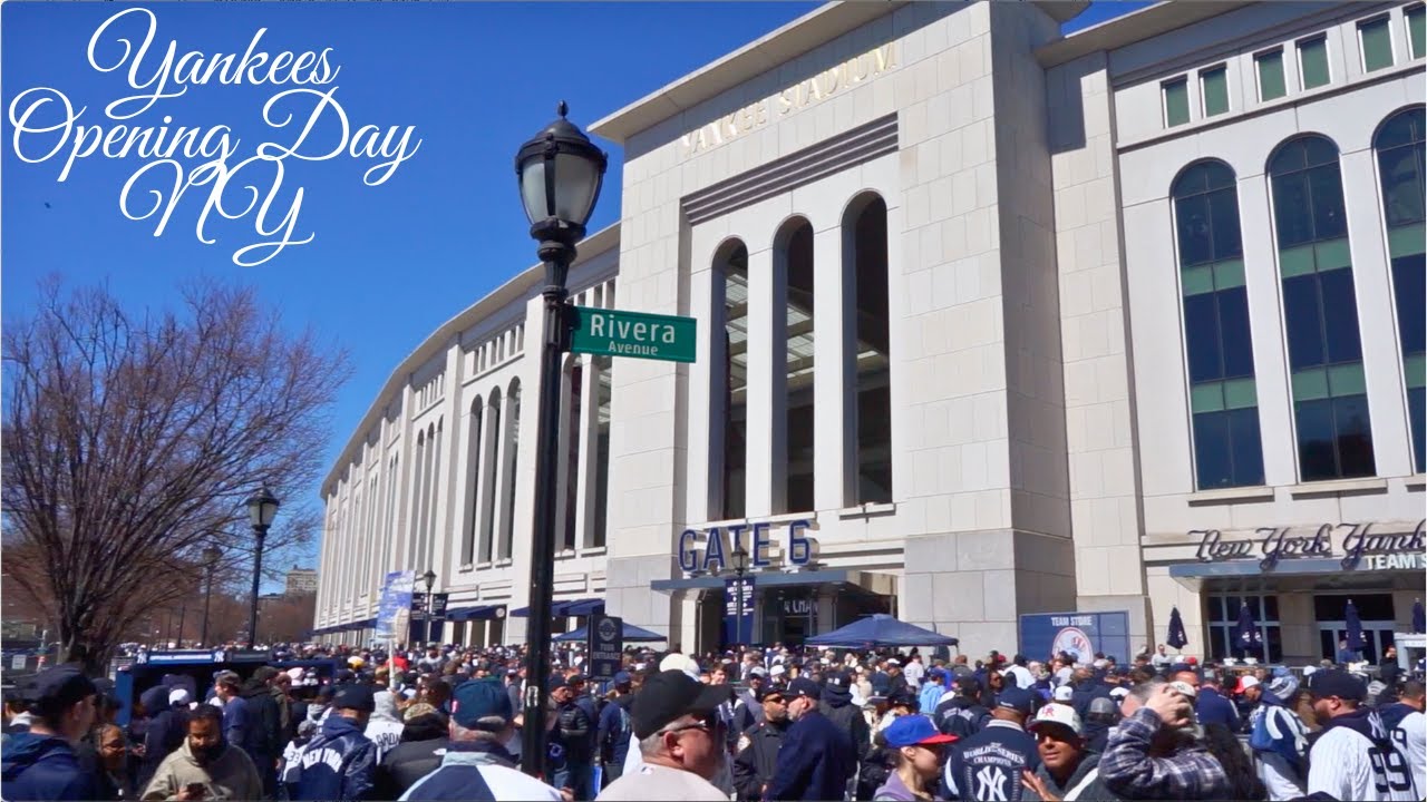 Yankees Opening Day Sunny! NY 2025 - YouTube
