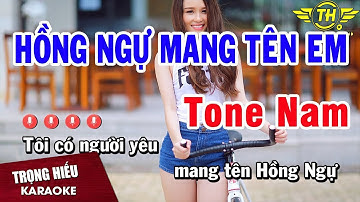 karaoke Hồng Ngự mang Tên Em Tone Nam Nhạc Sống | Trọng Hiếu
