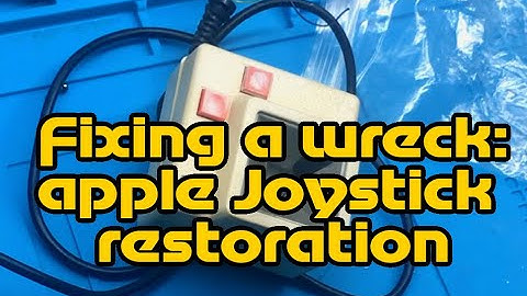 Restoring and fixing an Apple 16 pin Joystick