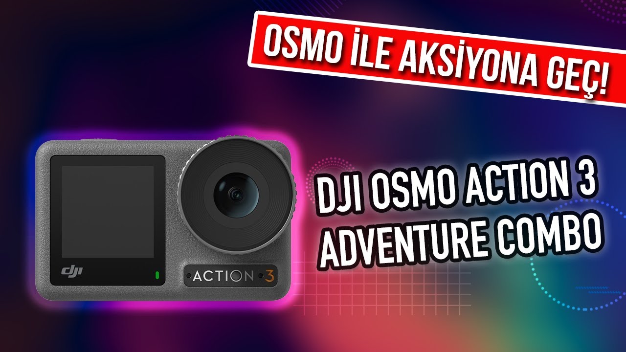 DJI Osmo Action 3 Aksiyon Kamerası Kutu Açılışı ve Detaylı İnceleme