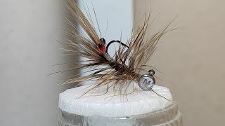 how to make 1.3grams jighead on fly shrimp tenkara #ajing #fishing #fishing #ajing