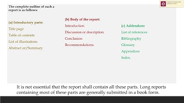 Report Writing | Part 2 | Lecture