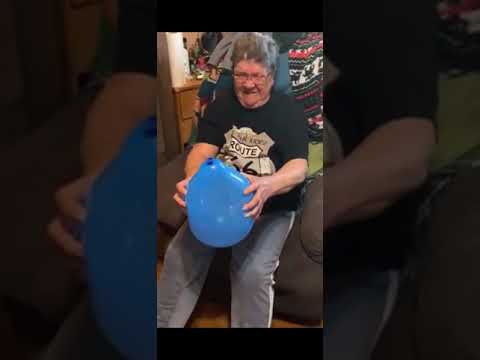 Fart spray in balloon prank on Angry Grandma!