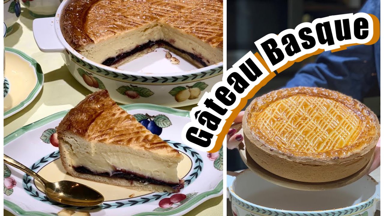 Gateau Basque Recipe طرز تهیه گتو بسک دسر خوشمزه فرانسوی YouTube