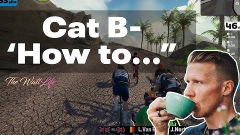 Zwift Race | Cat B Tips / Tactics