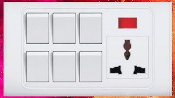 6 switch 1socket connection 6 Gang Switch Wiring In Nepali   6 Gang Switch Board Connection