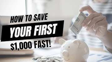 How to Save Your First $1,000 in 90 Days (3 Simple Steps)