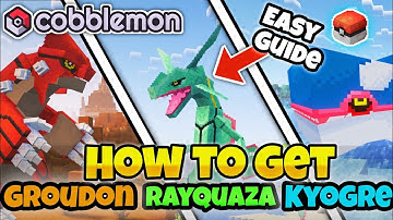How to Find Legendary Pokémon in Cobblemon (Rayquaza, Groudon, Kyogre)