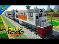 Minecraft | Membangun Kereta Api CC 201 + Locomotive Ride | Little Tiles Mod