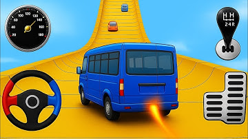 Crazy GT Bus Mega Ramp Impossible Racing - Bus Stunts Impossible Tracks - Android GamePlay #10