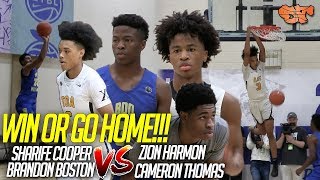 SHARIFE+BRANDON vs. ZION+CAM PEACH JAM'S MUST WATCH MATCHUP | Win or Go Home!!!
