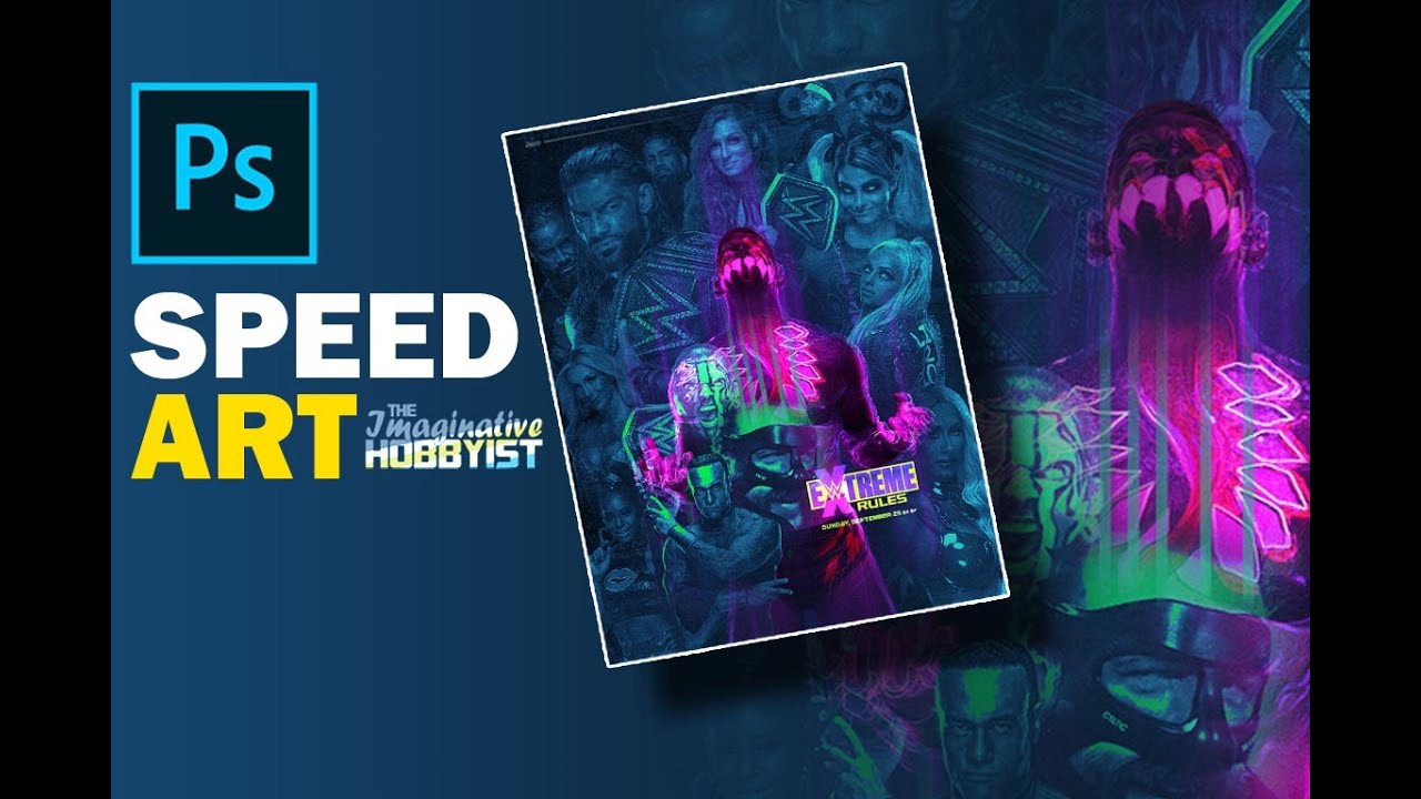 WWE Extreme Rules 2021 // SPEED ART