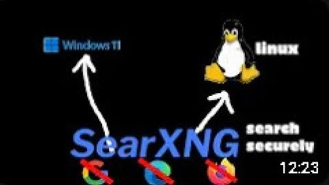 get searxng on windows and linux.