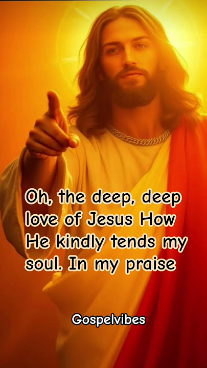 Deep love of Jesus #christiansingleton #worshipmusic #shortsfeed#hillsong#lyricvideo