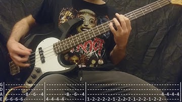 The Killers - Mr. Brightside Bass Cover (Tabs)