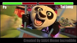 Po VS Tai Lung With Healthbars