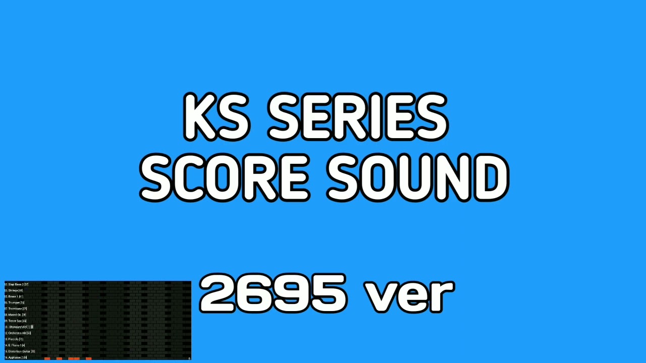 KS SERIES SCORE SOUND 2695 ver