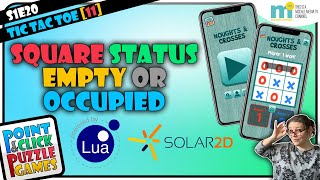 LUA IF Statements - Testing status of a square. Is the square already occupied Or not