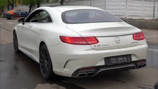 Тюнинг выхлопной системы Mercedes S63 AMG Coupe ДО/ПОСЛЕ