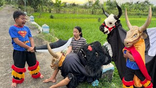 Drama Lucu Ngakak pool | TERYATA BANTENGAN BEROT EMAS AN4KNYA BARONGAN MACAN HITAM