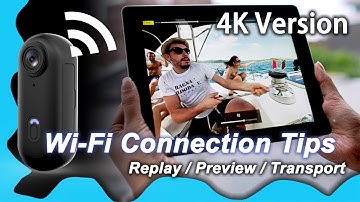 h88 4k mini body camera - Wi-Fi Connection Instruction #amazon #body camera