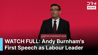 FULL: Andy Burnham's First Speech as Labour Leader Signals a New Era for Britain | AC1G