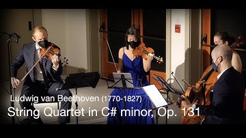 Beethoven String Quartet in C# minor, Op  131 - Jasper String Quartet