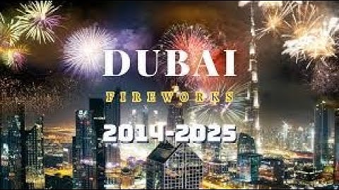 New Year's Eve Burj khalifa show 2025