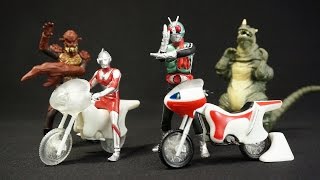 ウルトラマンvs仮面ライダー レアなしノーマルセット Ultraman vs Kamen Rider rea no normal set