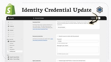 How to change Shopify password (Verification Synchronization)