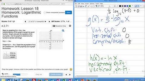 Lesson 19 MyMathLab Graphing tools tutorial