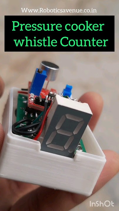 Pressure cooker whistle Counter 🔥🤯 #electronics #diy #arduino #shorts ...