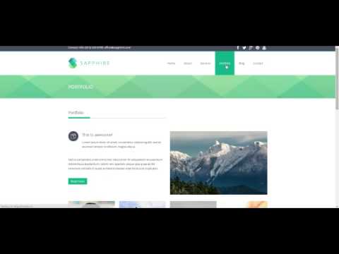 Sapphire   Responsive Business WordPress Theme +Download Link