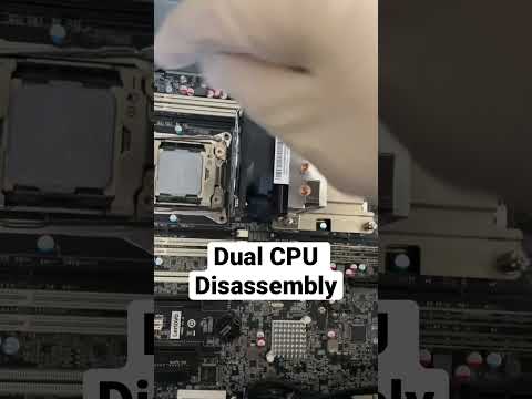 •Lenovo Thinkstation P710 CPU Dismount• #pcgaming #pcbuild #lenovo