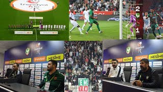 Amedsporhatayspor Maçı Teknik Direktörlerin Yorumu, Ler Ve Geniş Özet Med Gündemde