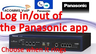 Log in / out of the Panasonic MobilPhone App screenshot 2