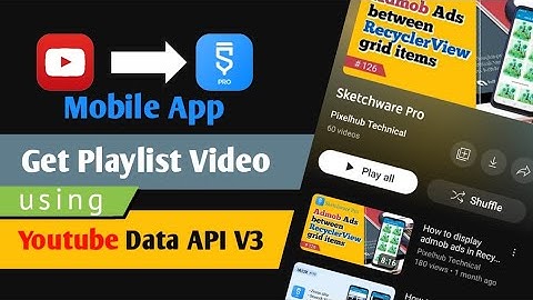 Tutorial 127 | Get Playlist | Youtube Data API #tutorial #sketchware