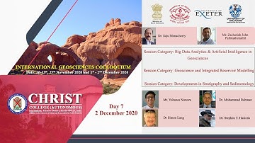 INTERNATIONAL GEOSCIENCES COLLOQUIUM 2020