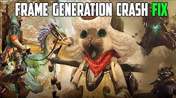 How To Fix Monster Hunter Wilds Crashing When Enabling Frame Generation PC