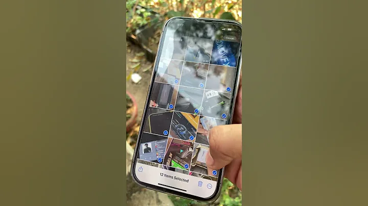 How to Select Multiple Photos on an iPhone #iphone #shorts