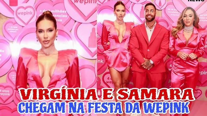 ❤️VIRGÍNIA FONSECA AND SAMARA ARRIVE AT THE WEPINK PARTY❤️ - YouTube