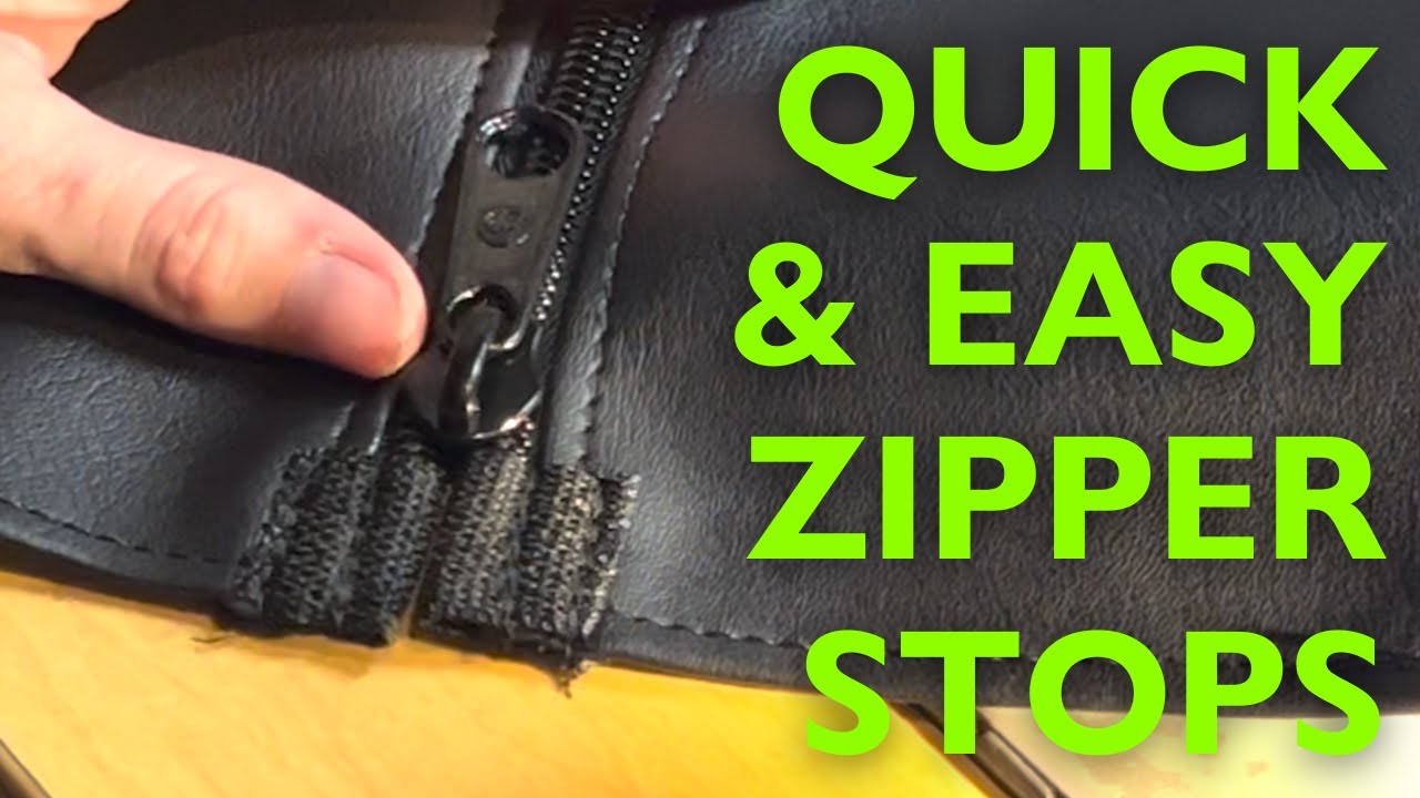 ZIP STOP WITH Pull Slider Metal Hoodie Replacement Luggage Zipper