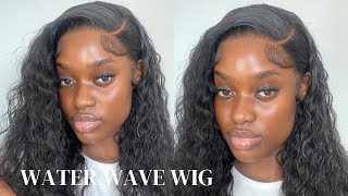 Beginner Friendly 20” Water Wave Frontal Wig Install ft LUVME Hair