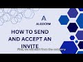 How to Send and Accept an Invite in ALGO-CRM (User Management) (English)